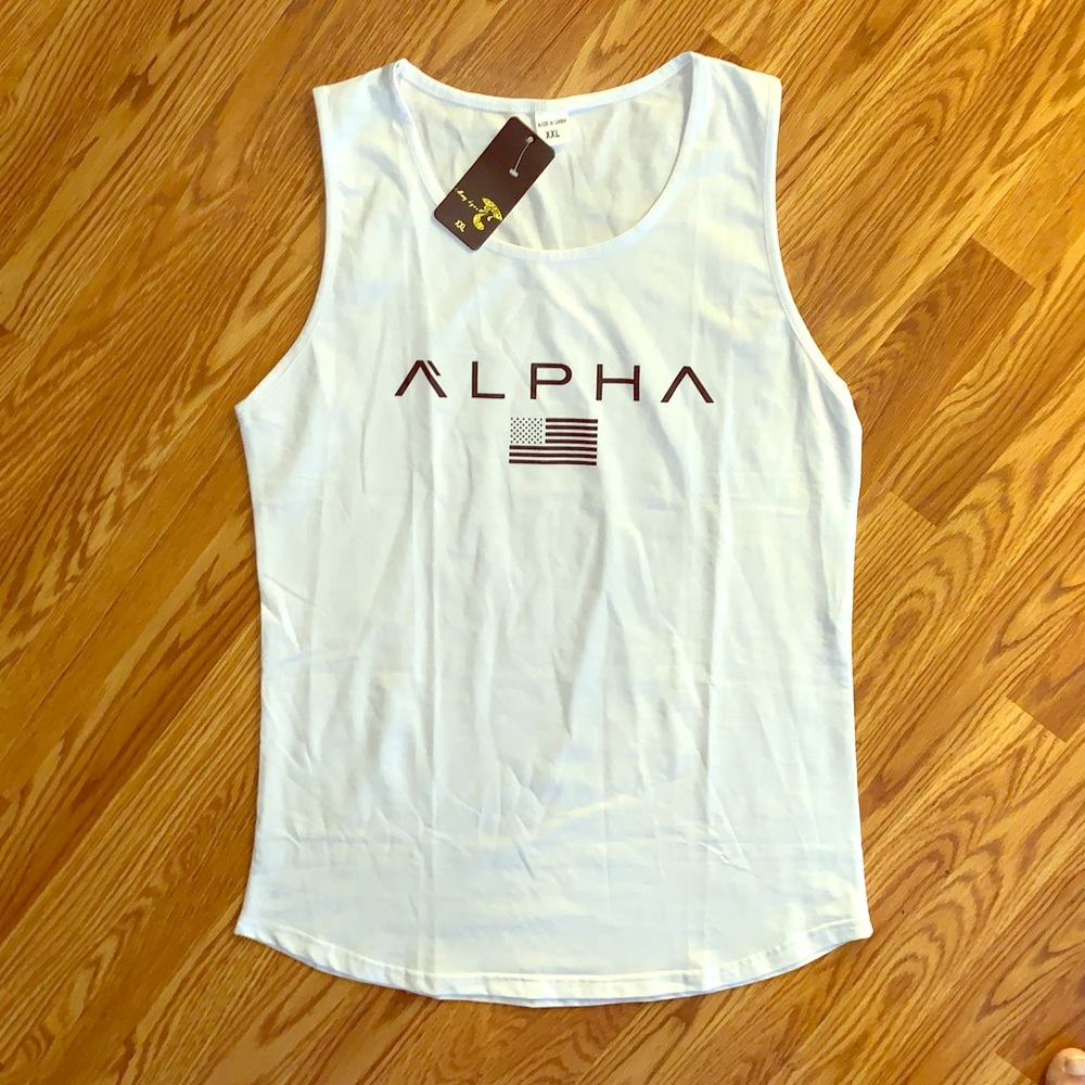 Alpha Fitness FORM FITTING TANK TOP Sz XL / LARGE